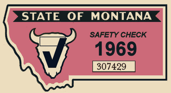 (image for) 1969 Montana Safety Inspection Sticker